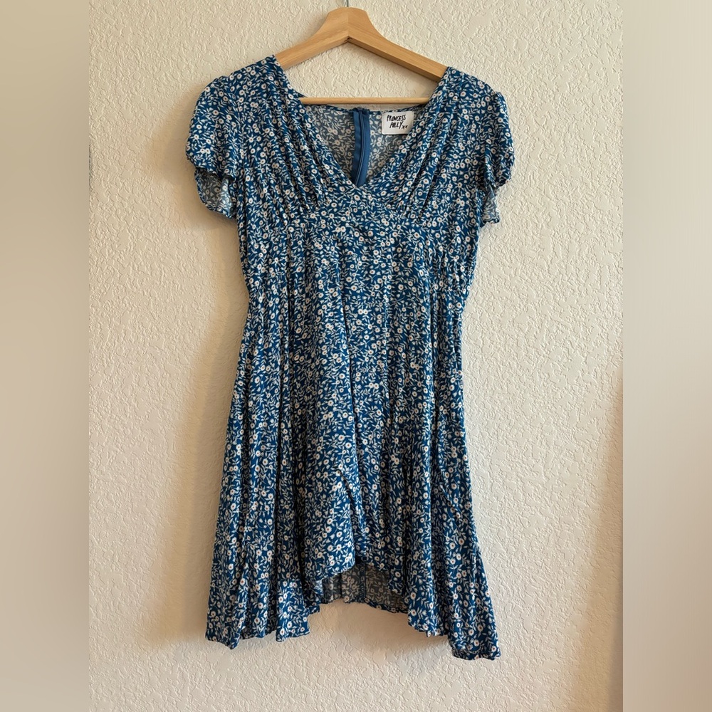 Princess Polly Blue Floral Dress